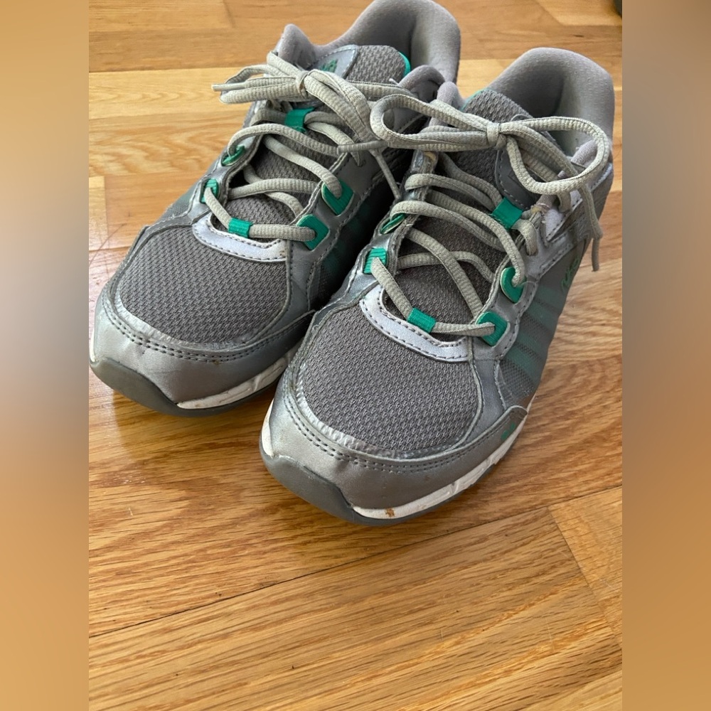Ryka Gray and Green Athletic Shoes